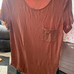 American Eagle Outfitters Soft & Sexy Rust Top